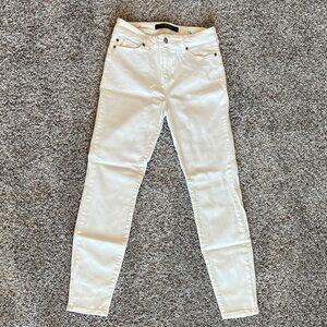 Liverpool Los Angeles Women's The Hugger Ankle Porcelain Stretch Skinny Jeans